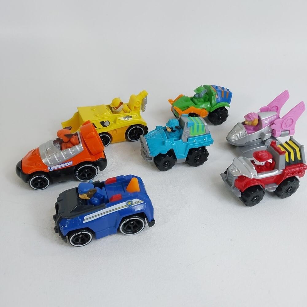 Paw Patrol Vehicles with Drivers Lot ofβ 7